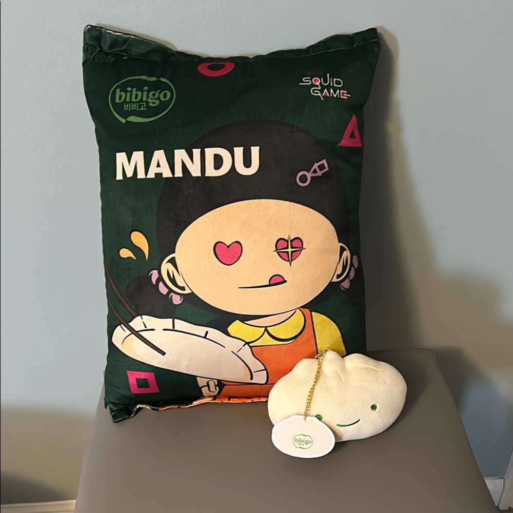Bibigo Squid Game Mandu Pillow